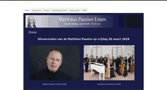 Desktop Screenshot of matthaus-passion.com